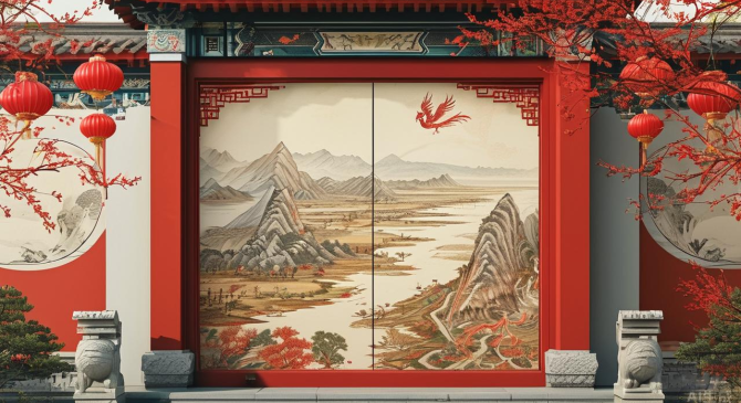 滁州市凤阳凤画，羽毛书写的中华文明密码